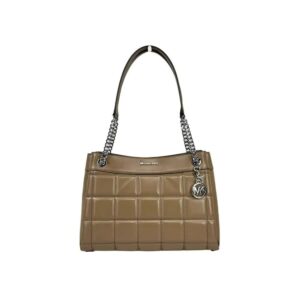 MICHAEL KORS - Bolso de hombro medio Susan de cadena con asa en madera drift Wood
