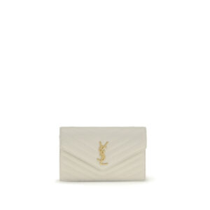 SAINT LAURENT - Bolso de Hombro Bos Taurus de Piel de Ternero Beige