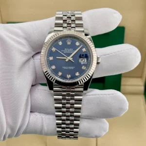 Rolex Date just 41m Esfera Azul