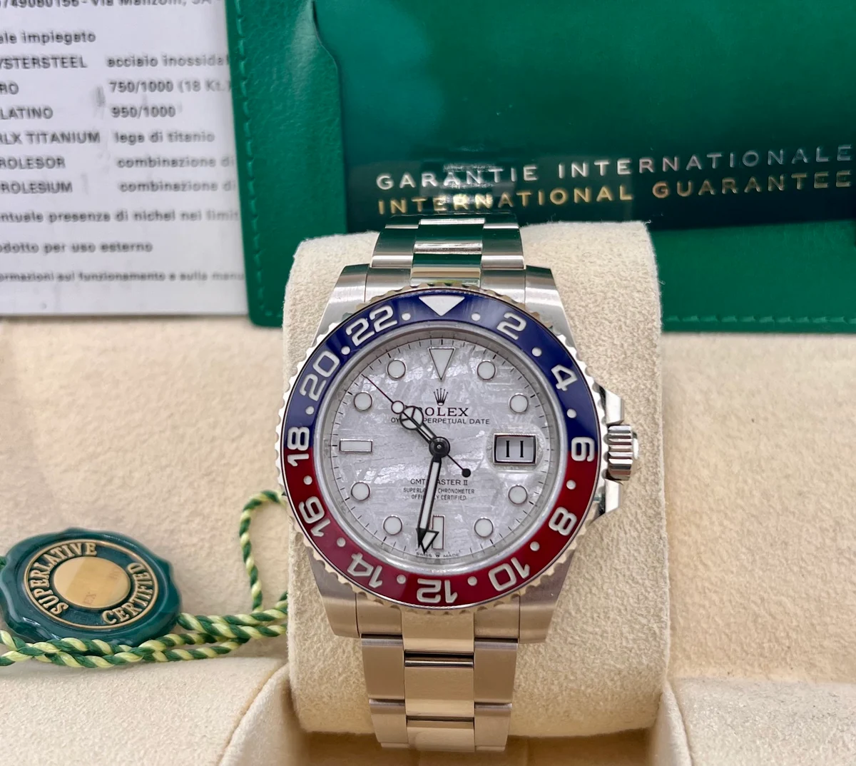 ROLEX - GMT MASTER II "METEORITE"