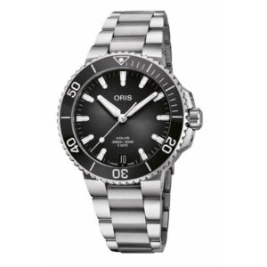 ORIS - Mod. AQUIS DATE CALIBRE 400 NEGRO