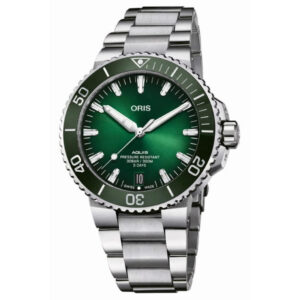 ORIS - Mod. AQUIS DATE CALIBRE 400 VERDE